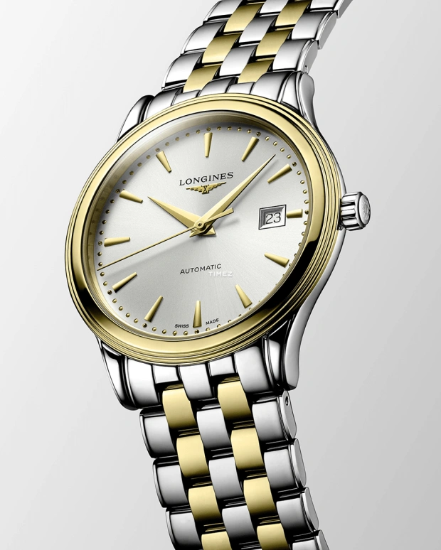 Longines,Flagship 40mm,40mm,Stainless Steel,Silver,Automatic,Day,64hours,L4,L4.984.3.79.7