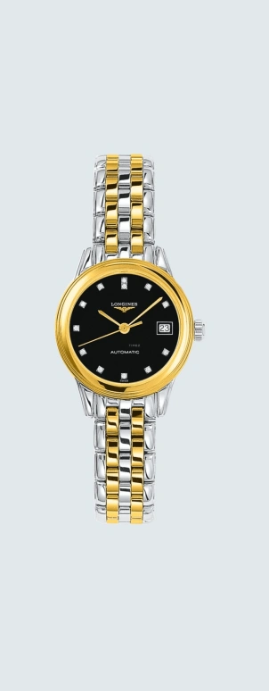 Longines,Flagship 26mm,26mm,Stainless Steel,Black,Automatic,Date,40hours,L4,L4.274.3.57.7