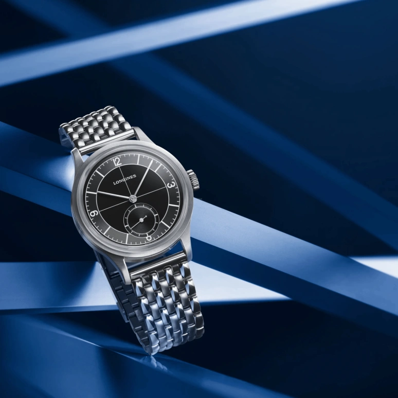 Longines,Heritage Classic 38.50mm,38.50mm,Stainless Steel,Black,Automatic,64hours,In-house Caliber,L2,L2.828.4.53.6