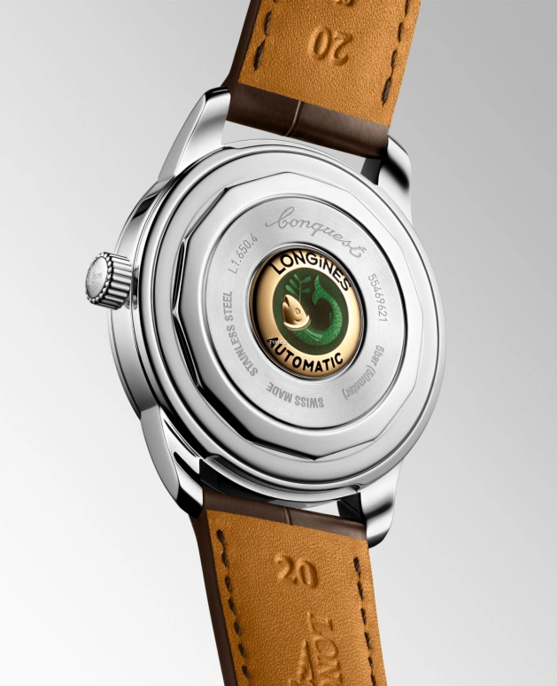 Longines,Conquest Heritage 40mm,40mm,Stainless Steel,Brown,Automatic,Anti-magnetic,64hours,L1,L1.650.4.62.2