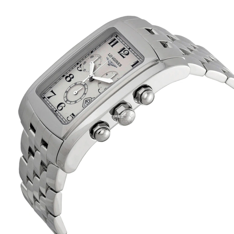 Longines,DolceVita 33.90mm,33.90mm,Stainless Steel,Beige,Quartz,Chronograph,Day,L5,L5.687.4.73.6