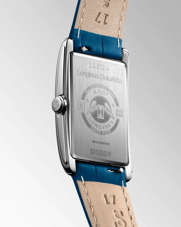 Longines,DolceVita 23mm,23mm,Stainless Steel,Blue,Quartz,26280hours,In-house Caliber,L5,L5.512.4.90.2