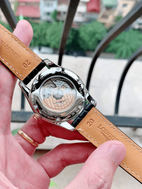 Longines,Conquest Classic 40mm,40mm,Stainless Steel,Rose Gold,Black,Automatic,Day,65hours,L2,L2.785.5.58.3