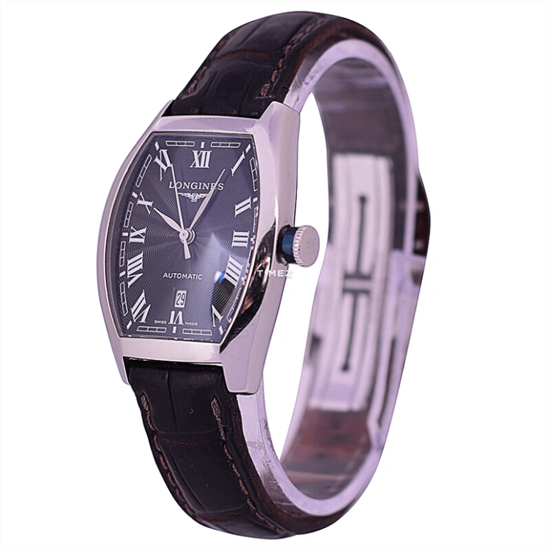 Longines,Evidenza 26x30.60mm,26x30.60mm,Stainless Steel,Black,Automatic,Day,45hours,L2,L2.142.4.51.4