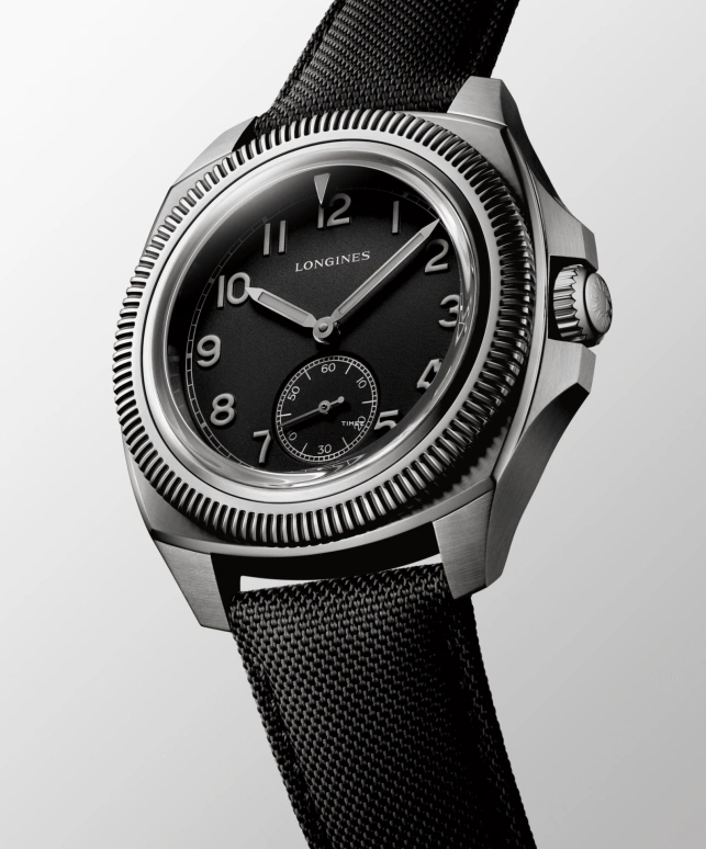 Longines,Heritage Avigation 43mm,43mm,Titanium,Black,Automatic,Anti-magnetic,72hours,L2,L2.838.1.53.2