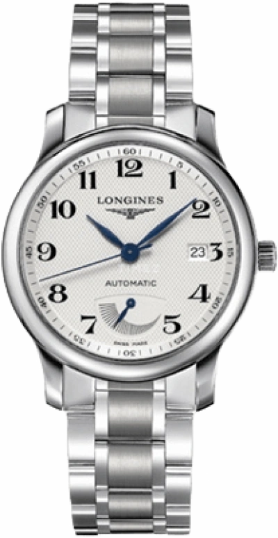 Longines,Master 39mm,39mm,Stainless Steel,Silver,Automatic,Date,Power Reserve Indicator,L2,L2.708.4.78.6