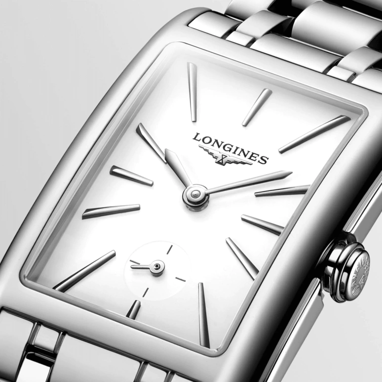 Longines,Elegant 23.30x37mm,23.30x37mm,Stainless Steel,White,Quartz,26280hours,In-house Caliber,L5,L5.512.4.11.6