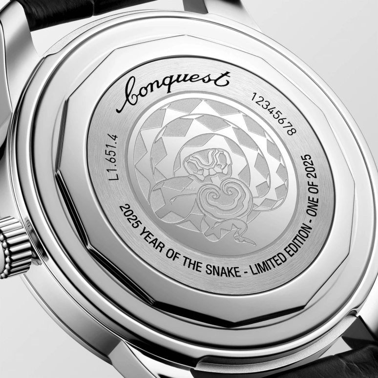 Longines,Heritage Classic 40mm,40mm,Stainless Steel,Black,Red,Automatic,72hours,In-house Caliber,snake,L1,L1.651.4.09.2