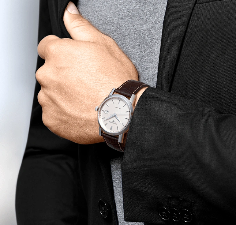 Longines,1832 40mm,40mm,Stainless Steel,Beige,Automatic,Date,64hours,L4,L4.825.4.92.2