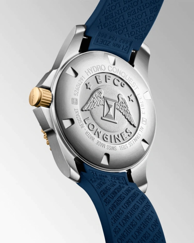 Longines,HydroConquest 41mm,41mm,Stainless Steel,Blue,Automatic,Day,72hours,L3,L3.781.3.96.9