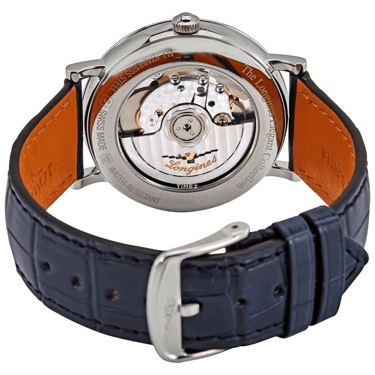 Longines,Heritage Classic 39mm,39mm,Stainless Steel,Blue,Automatic,Day,72hours,L4,L4.910.4.92.2