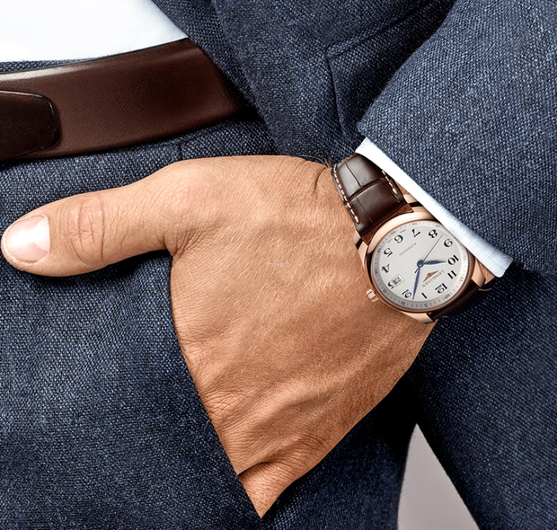 Longines,Master 40mm,40mm,Rose Gold,White,Automatic,Day,64hours,L2,L2.793.8.78.3