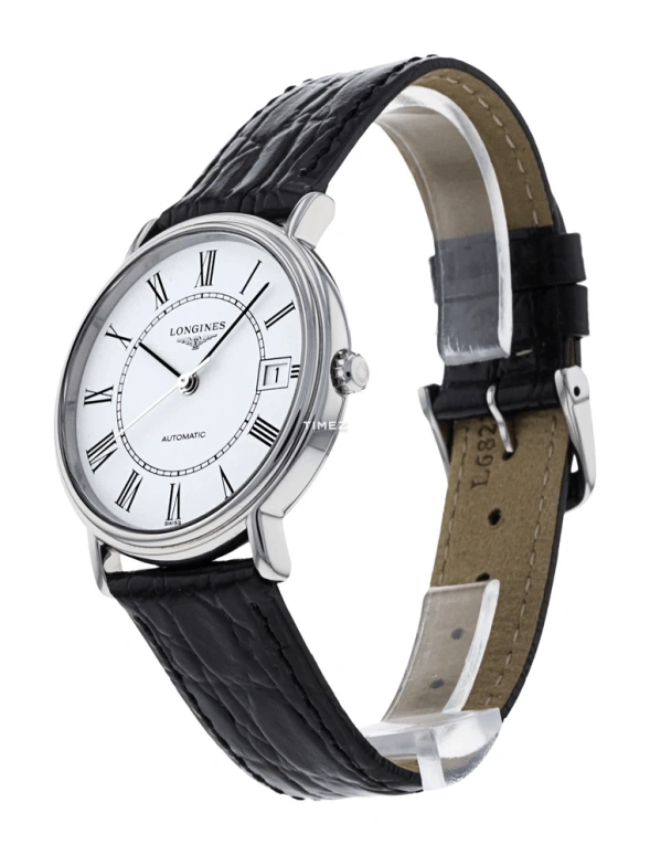 Longines,Presence 34.50mm,34.50mm,Stainless Steel,White,Automatic,Day,42hours,L4,L4.721.4.11.2