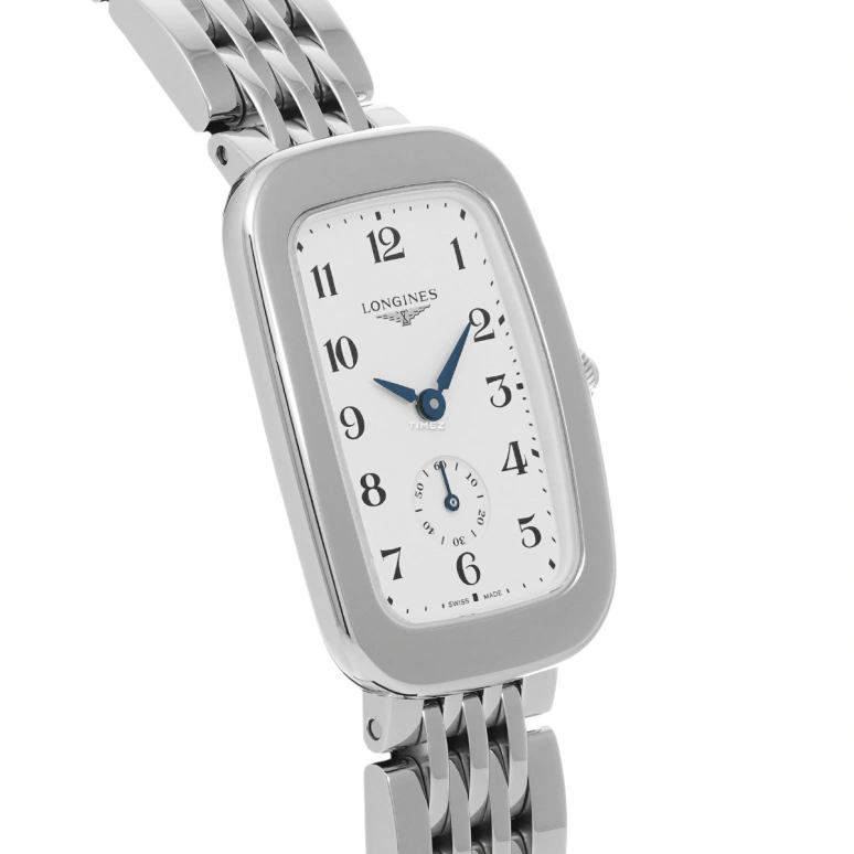 Longines,Equestrian 24.70x36mm,24.70x36mm,Stainless Steel,White,Quartz,In-house Caliber,Sapphire,Crystal Glass,L6,L6.142.4.13.6