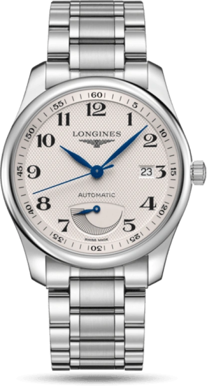 Longines,Master 40mm,40mm,Stainless Steel,Silver,Automatic,Date,Power Reserve Indicator,L2,L2.908.4.78.6