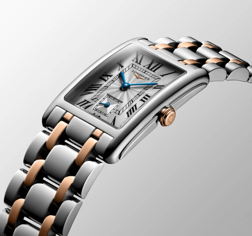 Longines,DolceVita 23.30x37mm,23.30x37mm,Stainless Steel,Rose Gold,Silver,Quartz,26280hours,In-house Caliber,L5,L5.512.5.71.7