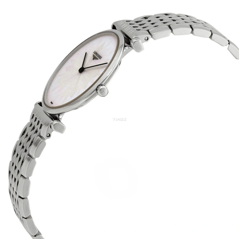 Longines,La Grande Classique 29mm,29mm,Stainless Steel,White,Quartz,In-house Caliber,Sapphire,Crystal Glass,L4,L4.512.4.05.6