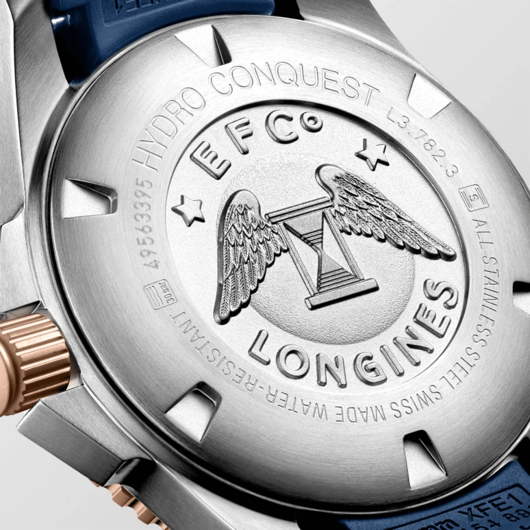 Longines,HydroConquest 43mm,43mm,Stainless Steel,Blue,Automatic,Day,64hours,L3,L3.782.3.98.9