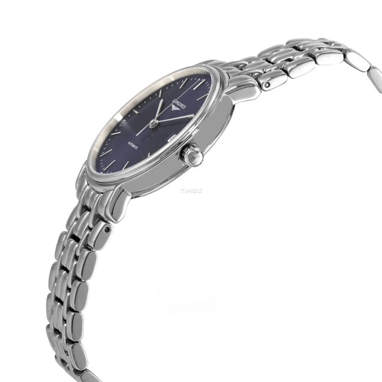 Longines,Presence 34.50mm,34.50mm,Stainless Steel,Blue,Automatic,Day,65hours,L4,L4.821.4.92.6