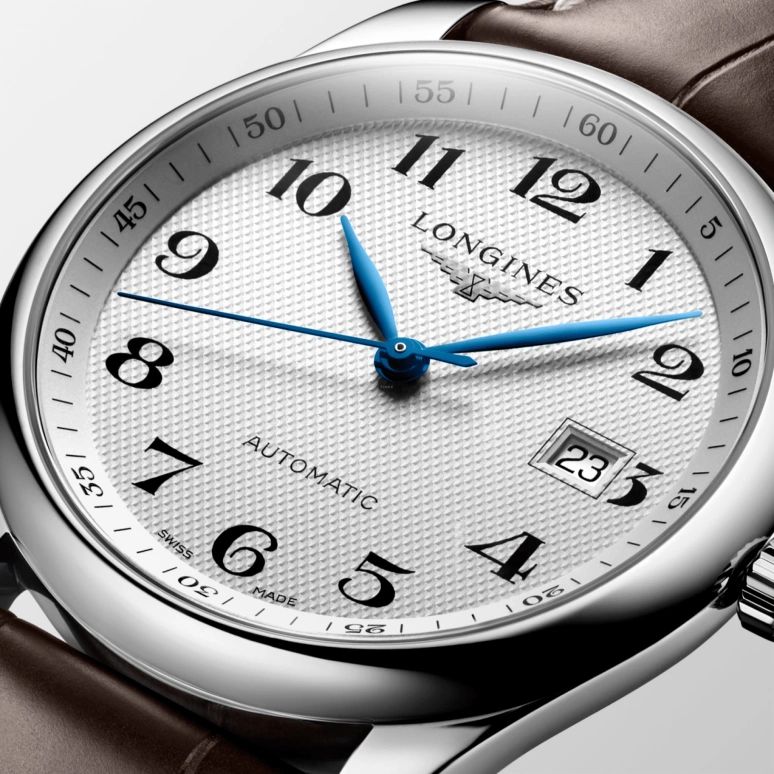 Longines,Master 40mm,40mm,Stainless Steel,Silver,Automatic,Date,65hours,L2,L2.793.4.78.3