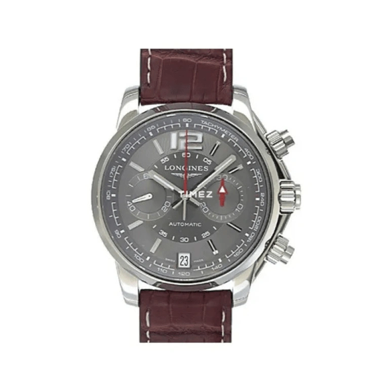 Longines,Admiral 42mm,42mm,Stainless Steel,Grey,Automatic,Chronograph,Day,L3,L3.666.4.79.4