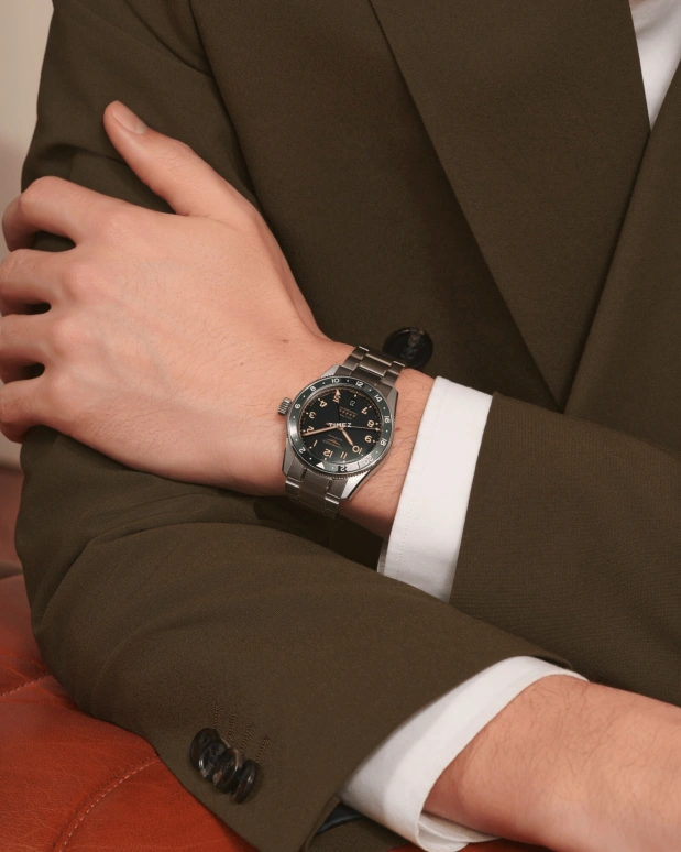 Longines,Spirit 39mm,39mm,Stainless Steel,Black,Automatic,Day,Dule Time,L3,L3.802.4.63.6
