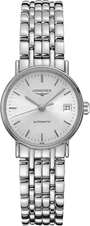 Longines,Presence 25.50mm,25.50mm,Stainless Steel,Silver,Automatic,Date,38hours,L4,L4.321.4.72.6