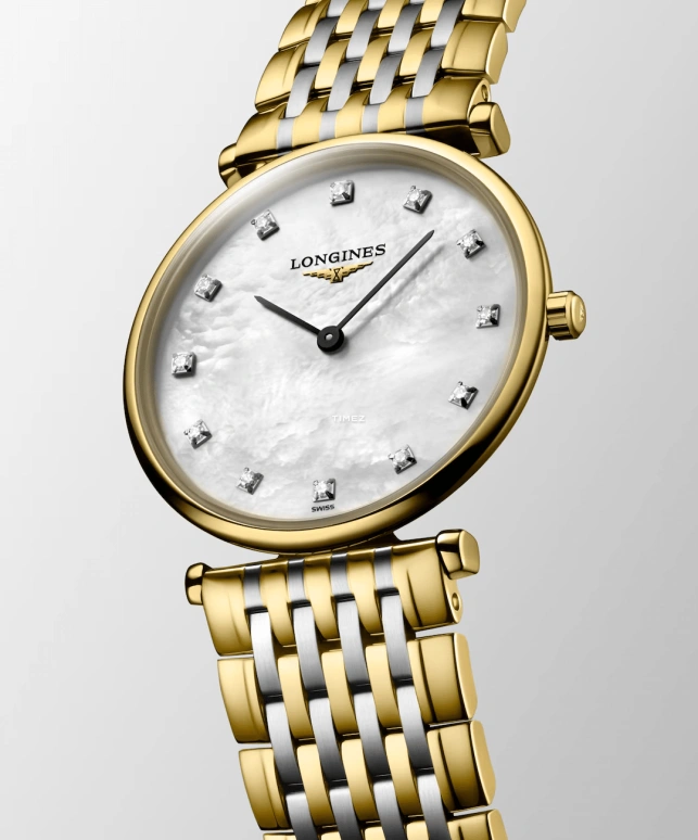 Longines,La Grande Classique 29mm,29mm,Stainless Steel,White,Quartz,In-house Caliber,Sapphire,Crystal Glass,L4,L4.512.2.87.D