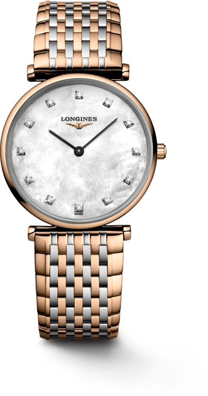Longines,La Grande Classique 29mm,29mm,Stainless Steel,White,Quartz,In-house Caliber,Sapphire,Hardlex,L4,L4.512.1.97.D
