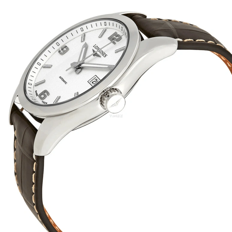 Longines,Conquest Classic 41mm,41mm,Stainless Steel,White,Automatic,Day,72hours,L2,L2.785.4.76.3