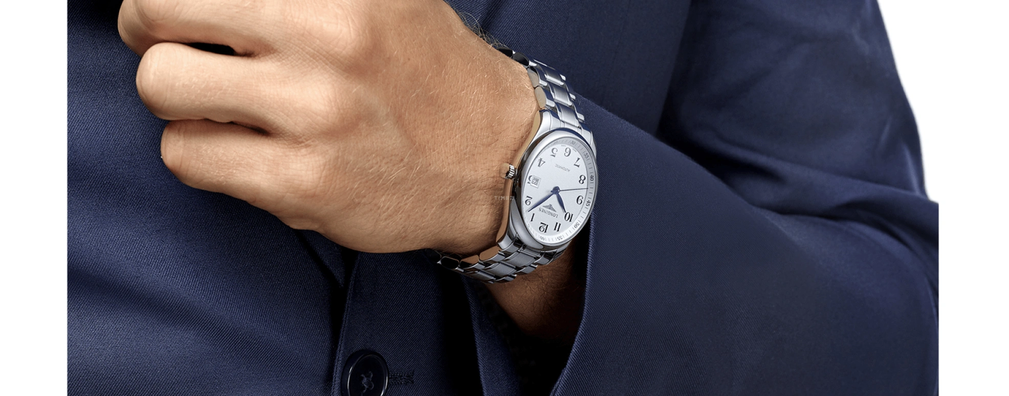 Longines,Master 40mm,40mm,Stainless Steel,Silver,Automatic,Date,65hours,L2,L2.793.4.78.6