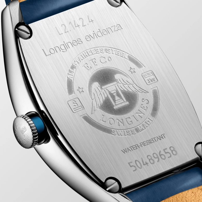 Longines,Evidenza 26x30.60mm,26x30.60mm,Stainless Steel,Blue,Automatic,Day,45hours,L2,L2.142.4.96.2