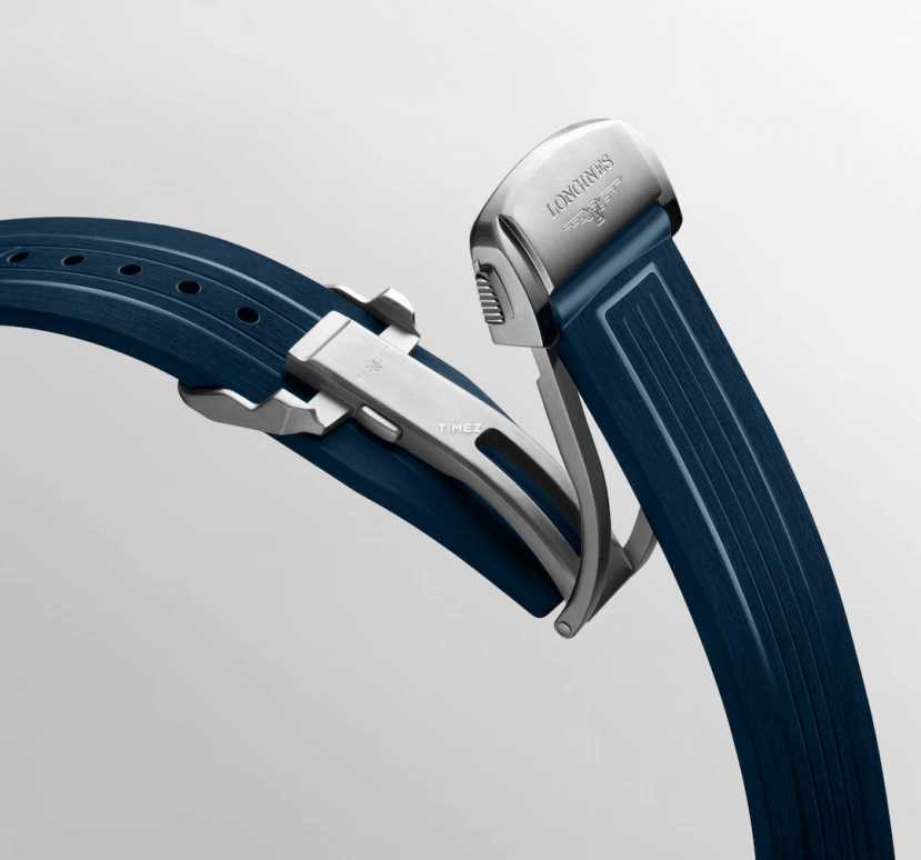 Longines,HydroConquest 43mm,43mm,Stainless Steel,Blue,Automatic,Day,Dule Time,Anti-magnetic,L3,L3.890.4.96.9