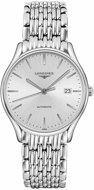 Longines,Lyre 38.50mm,38.50mm,Stainless Steel,Silver,Automatic,Date,64hours,L4,L4.960.4.72.6