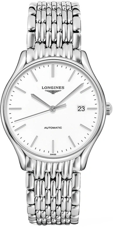 Longines,Lyre 38.50mm,38.50mm,Stainless Steel,White,Automatic,Date,64hours,L4,L4.960.4.12.6