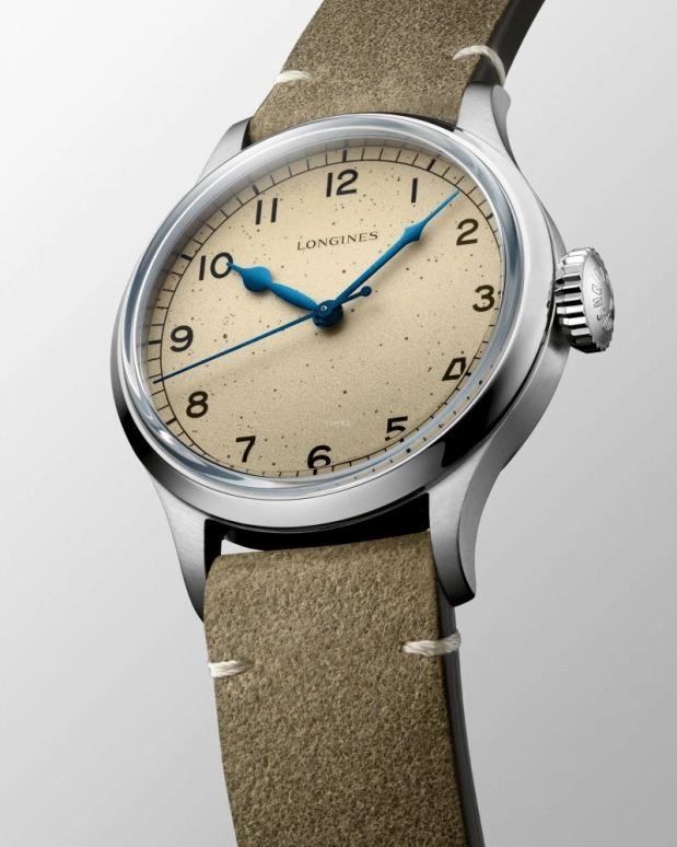 Longines,Heritage Classic 38.50mm,38.50mm,Stainless Steel,Beige,Automatic,Date,65hours,L2,L2.819.4.93.2