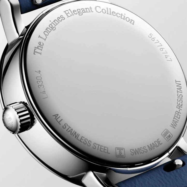 Longines,Elegant 30mm,30mm,Stainless Steel,White,Quartz,Moonphase,Day,L4,L4.330.4.11.2