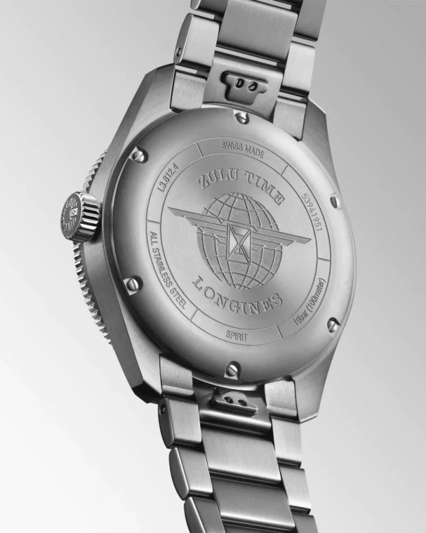 Longines,Spirit 42mm,42mm,Stainless Steel,Grey,Automatic,Date,65hours,L3,L3.812.4.63.6