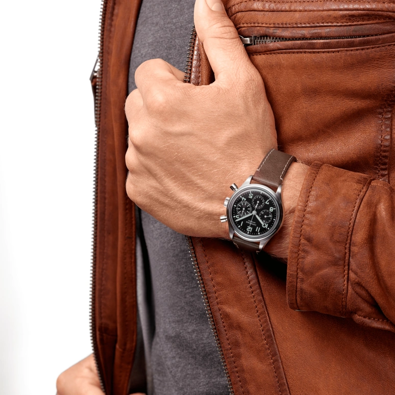 Longines,Heritage Classic 41mm,41mm,Stainless Steel,Black,Automatic,Chronograph,Day,Column Wheel,L2,L2.816.4.53.2