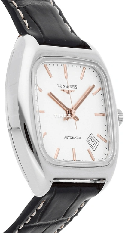 Longines,Heritage Classic 36mm,36mm,Stainless Steel,Silver,Automatic,Day,65hours,L2,L2.310.4.72.3