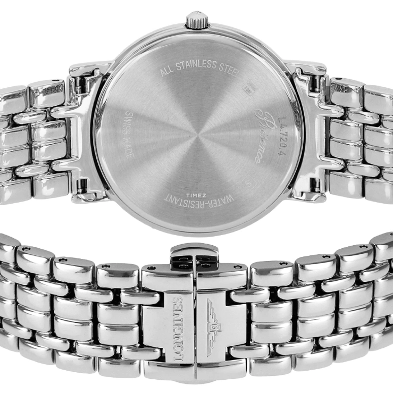 Longines,Presence 33mm,33mm,Stainless Steel,White,Quartz,Day,26280hours,L4,L4.720.4.71.6
