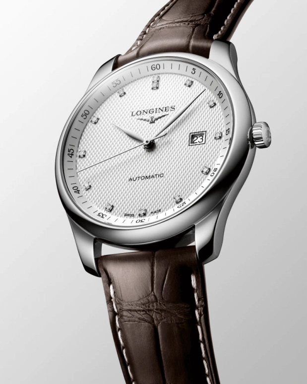 Longines,Master 42mm,42mm,Stainless Steel,Silver,Automatic,Day,64hours,L2,L2.893.4.77.3