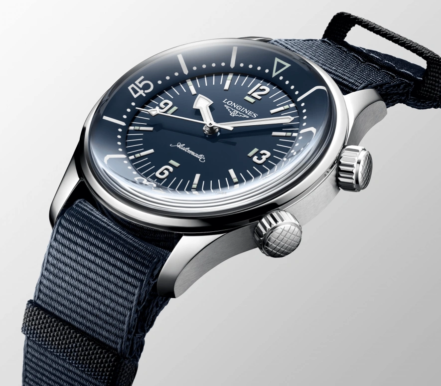 Longines,Legend Diver 39mm,39mm,Stainless Steel,Blue,Automatic,72hours,In-house Caliber,L3,L3.764.4.90.2 