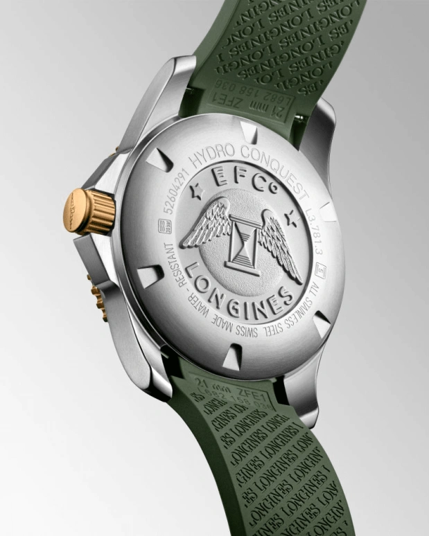 Longines,HydroConquest 41mm,41mm,Ceramic,Stainless Steel,Green,Automatic,Date,64hours,L3,L3.781.3.06.9