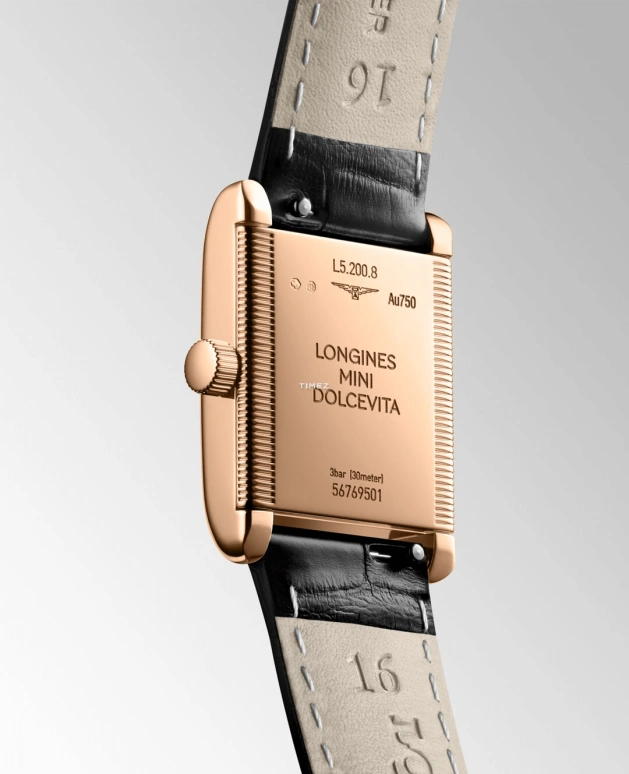 Longines,DolceVita 21.50x29mm,21.50x29mm,Rose Gold,Silver,Quartz,26280hours,In-house Caliber,L5,L5.200.8.71.0