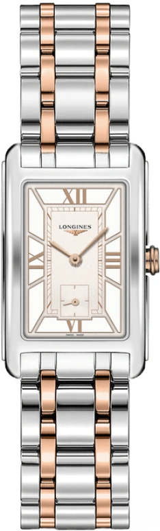 Longines,DolceVita 23mm,23mm,Pink Gold,Stainless Steel,Beige,Quartz,26280hours,In-house Caliber,L5,L5.512.5.75.7