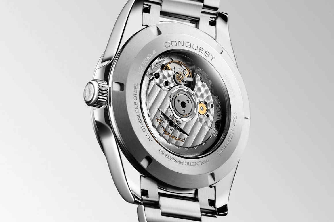 Longines,Conquest 41mm,41mm,Stainless Steel,Green,Automatic,Day,72hours,L3,L3.830.4.02.6
