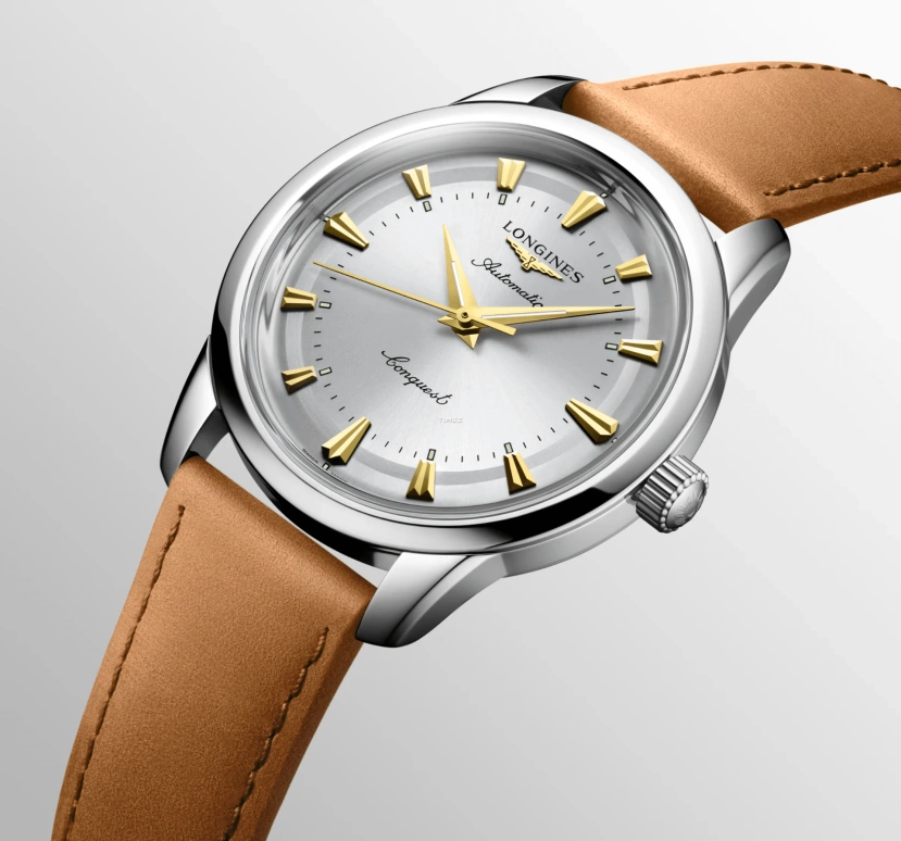 Longines,Conquest Heritage 40mm,40mm,Stainless Steel,Silver,Automatic,Anti-magnetic,72hours,L1,L1.650.4.72.2