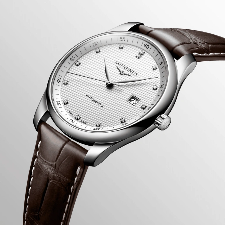 Longines,Master 42mm,42mm,Stainless Steel,Silver,Automatic,Day,64hours,L2,L2.893.4.77.3