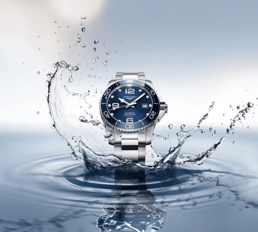Longines,HydroConquest 39mm,39mm,Stainless Steel,Black,Quartz,Date,26280hours,L3,L3.740.3.56.7